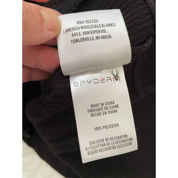 Spyder Womens Softshell Vest Size S Black Water-Resistant Full-Zip - Picture 8 of 9